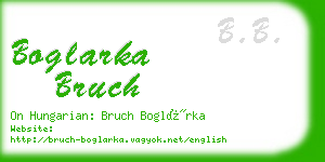 boglarka bruch business card